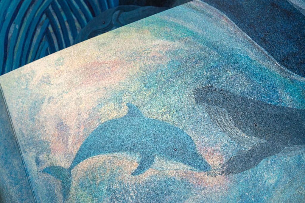 夾層間無瑕的藍-細節圖