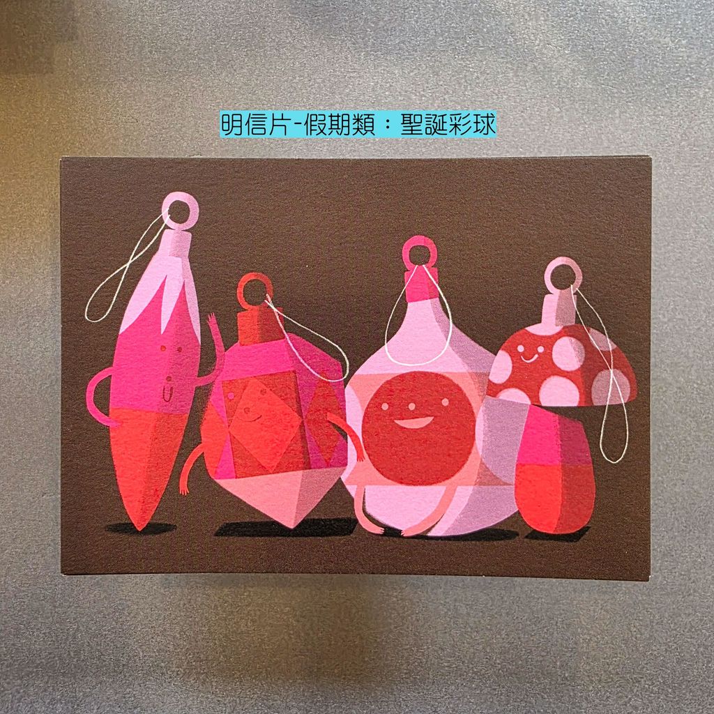 Postcard Holiday 7 - Christmas Baubles 明信片-假期類：聖誕彩球-fotor-20260802234012
