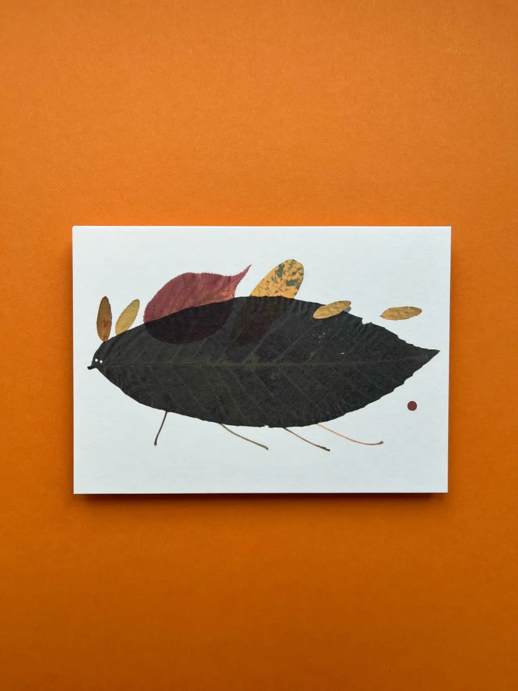 Postcard Cute Plants 1 - Listomyš 明信片-可愛植物：葉子小鼠
