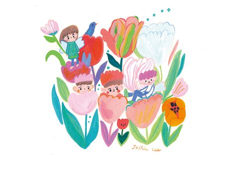 藝術微噴_明信片_春日minipostcard-tulip web