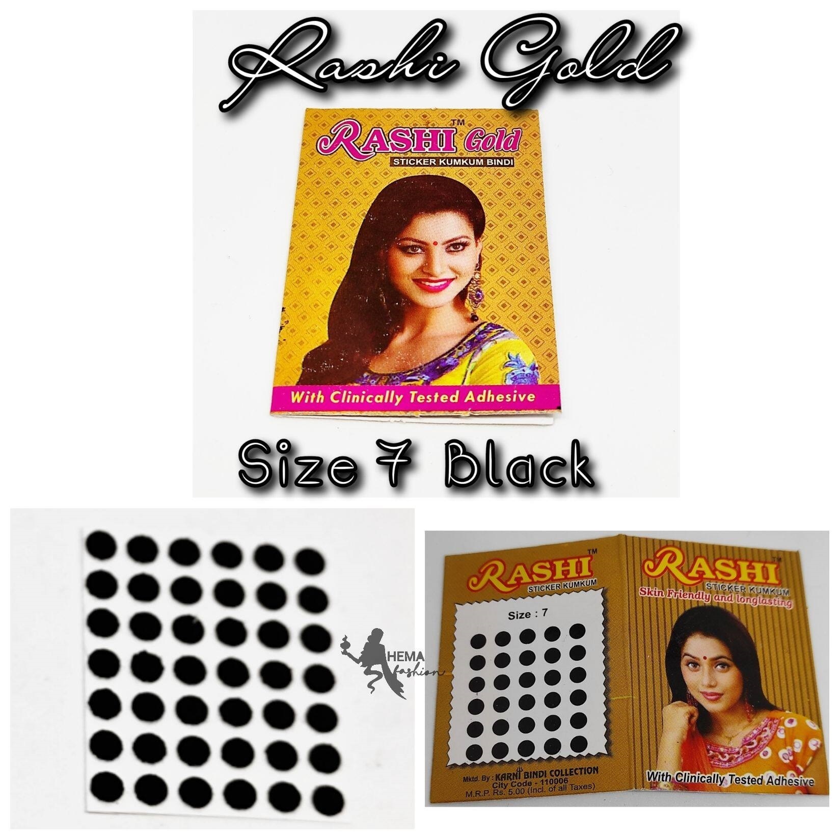 BLACK 7 RASHI GOLD