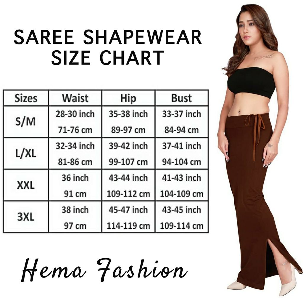 Trendmalls Yellow Lycra Spandex Saree Shapewear Petticoat for Women,Sari  Silhouette, Skirts for Women, Saree Shaper - Trendmalls - 4177225