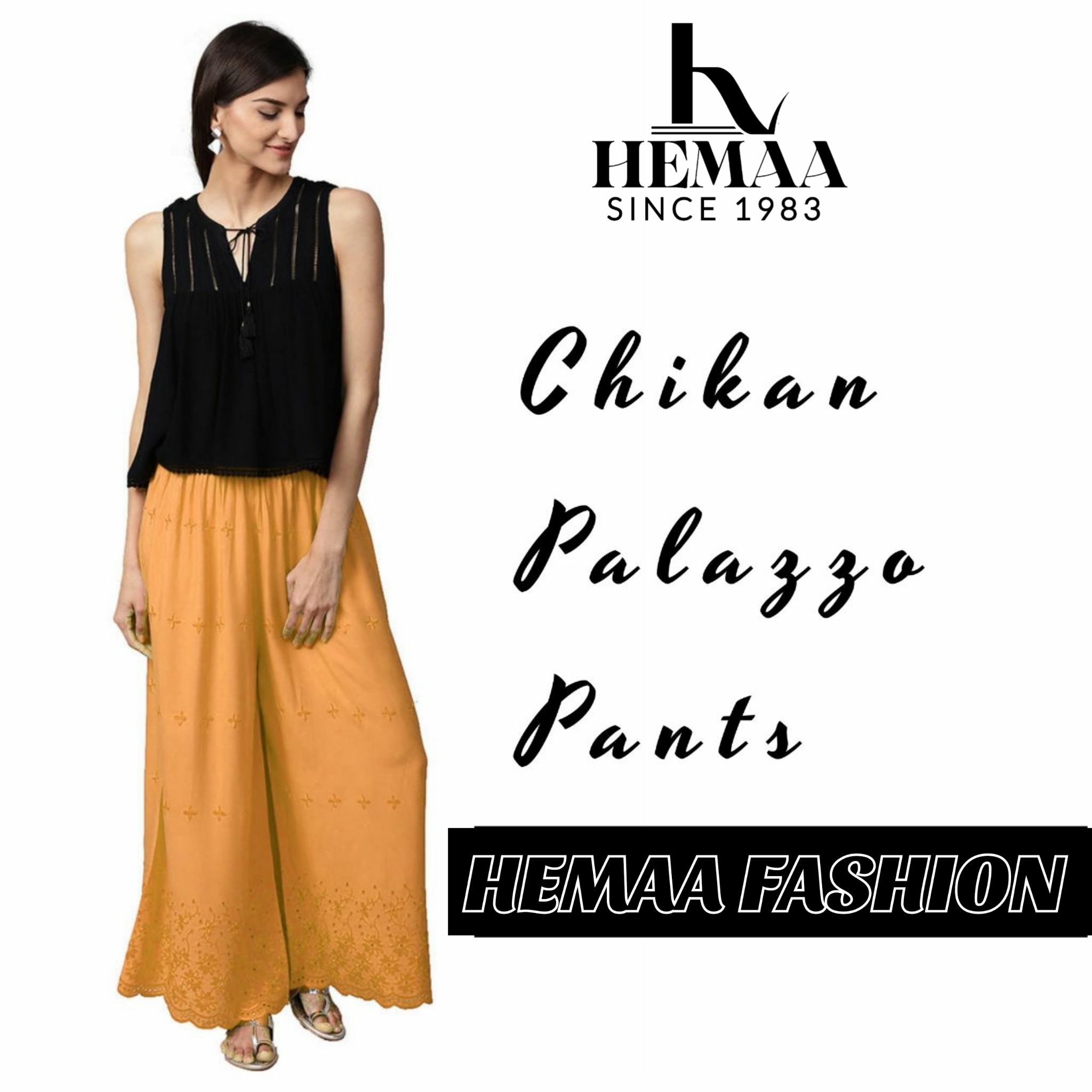 Buy Beige Yellow Polka Palazzo Pant Cotton for Best Price, Reviews, Free  Shipping