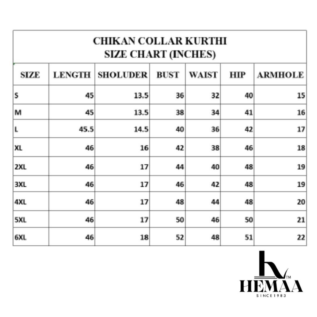 SIZE CHARTT