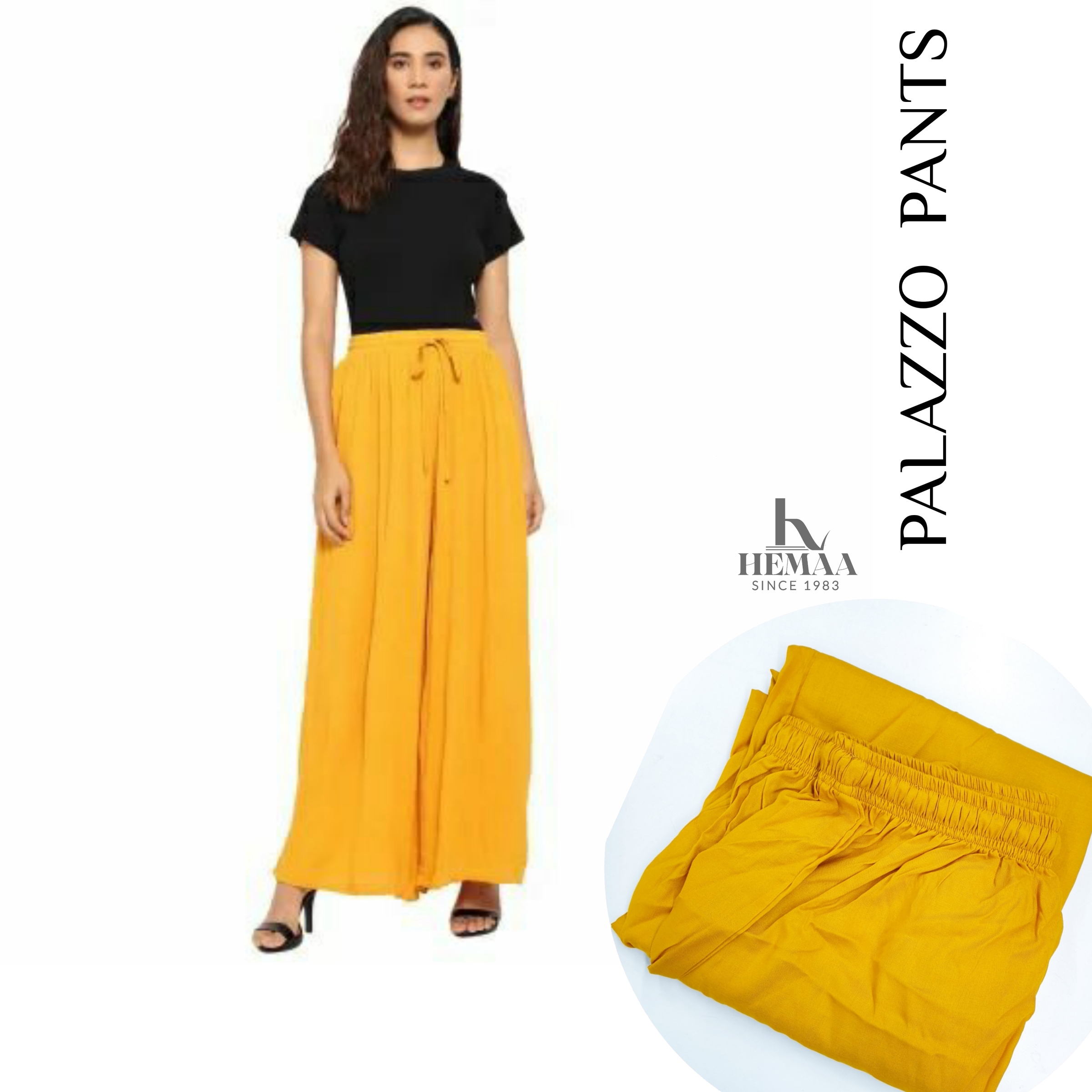 Buy Yellow Trousers & Pants for Women by Outryt Online | Ajio.com
