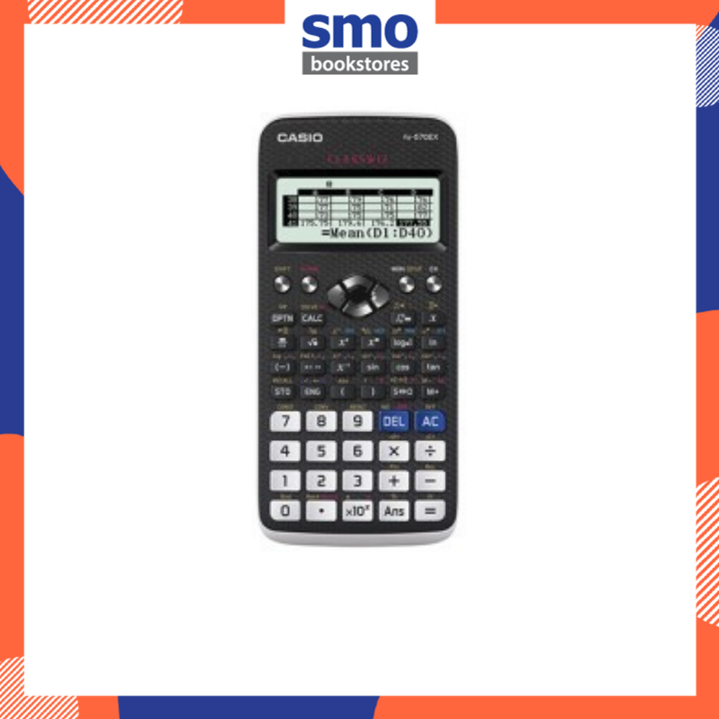 CASIO] - FX570EX CASIO SCIENTIFIC CALCULATOR - KALKULATOR SAINTIFIK –  SMOBookstores Online