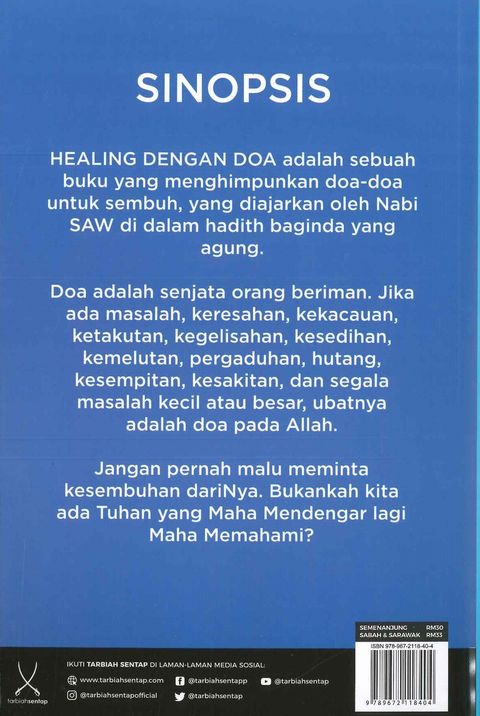 [SENTAP PRESS] HEALING DENGAN DOA - SYED SALAHUDDIN – SMOBookstores Online