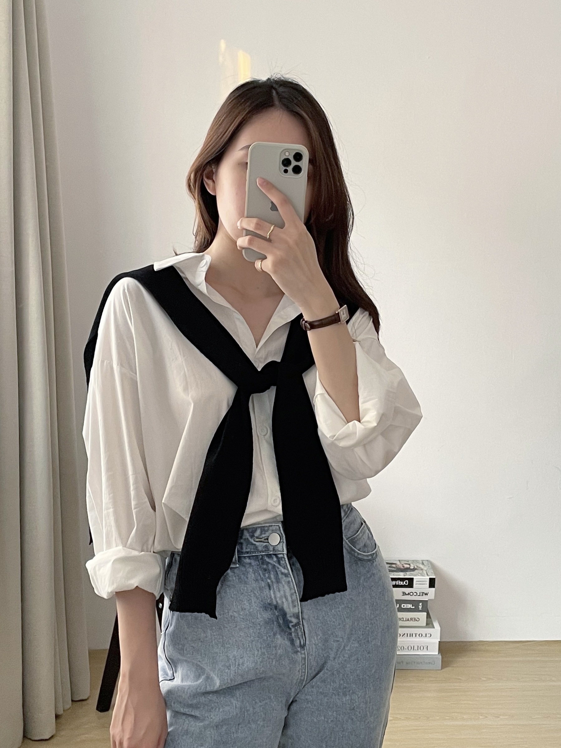 Chilling BF White Blouse