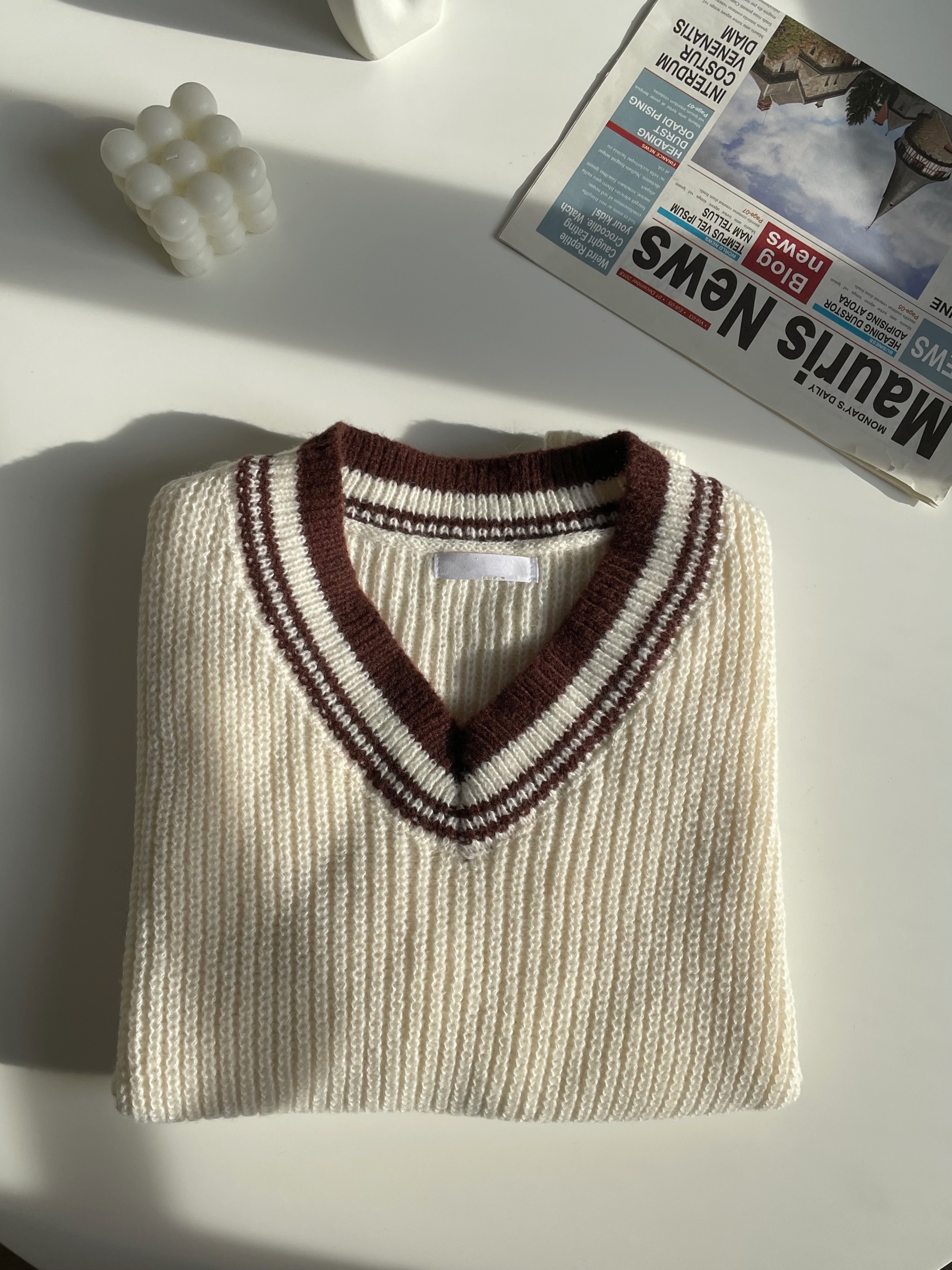 新品今季atelier brugge Shawlcollar down vest CAES - 0161 sculptured sweater | caes-store.com