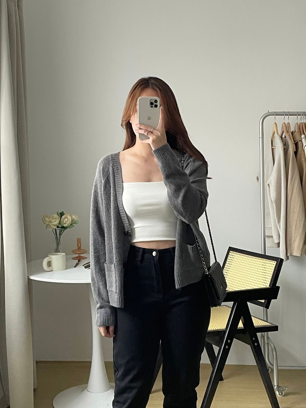 Souffle Knit Cardigan (White,Khaki,Grey) – Soul Chill Studio Souffle Knit Cardigan (White,Khaki,Grey) – Soul Chill Studio