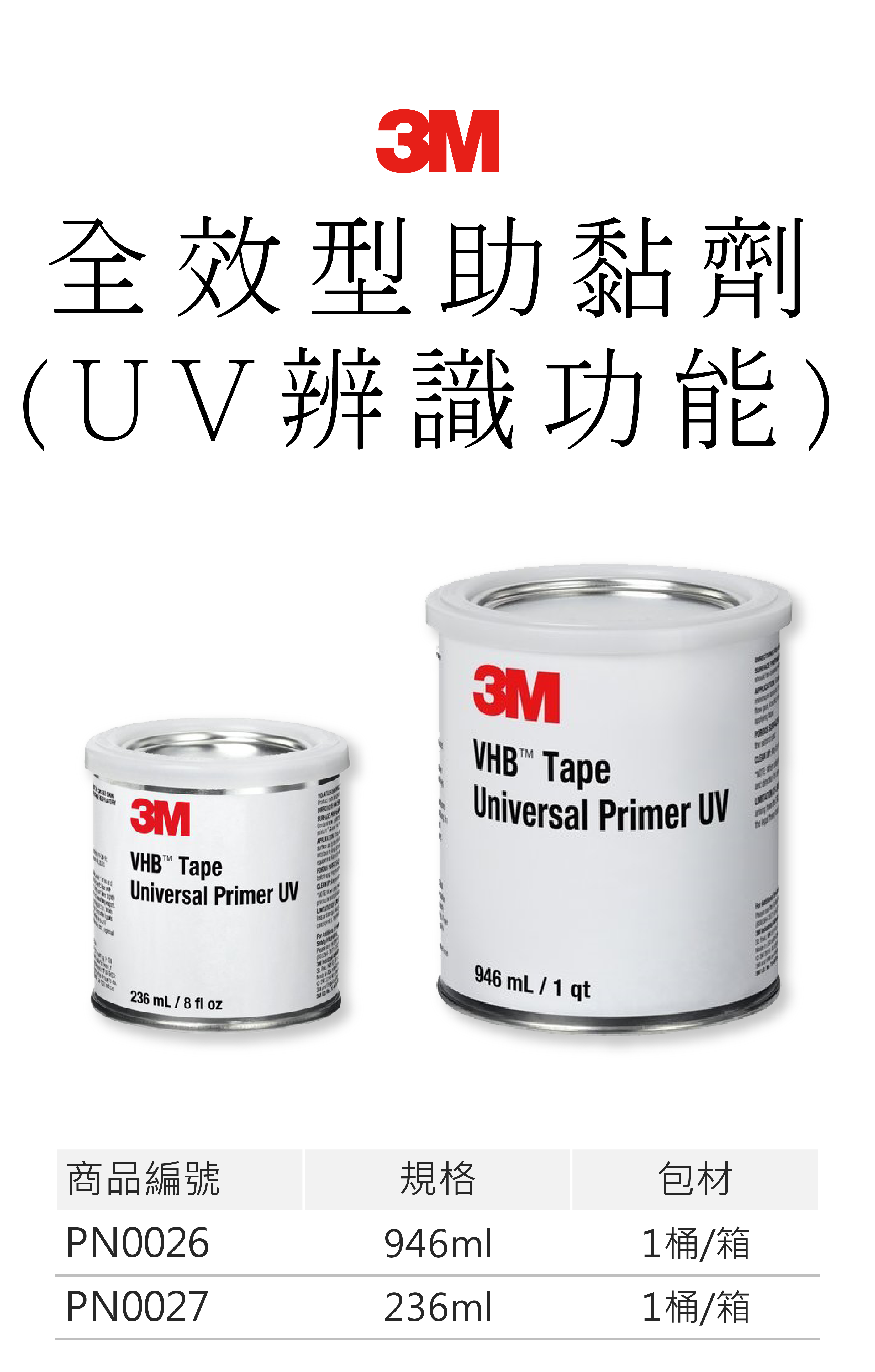 3M 全效型架橋助黏劑