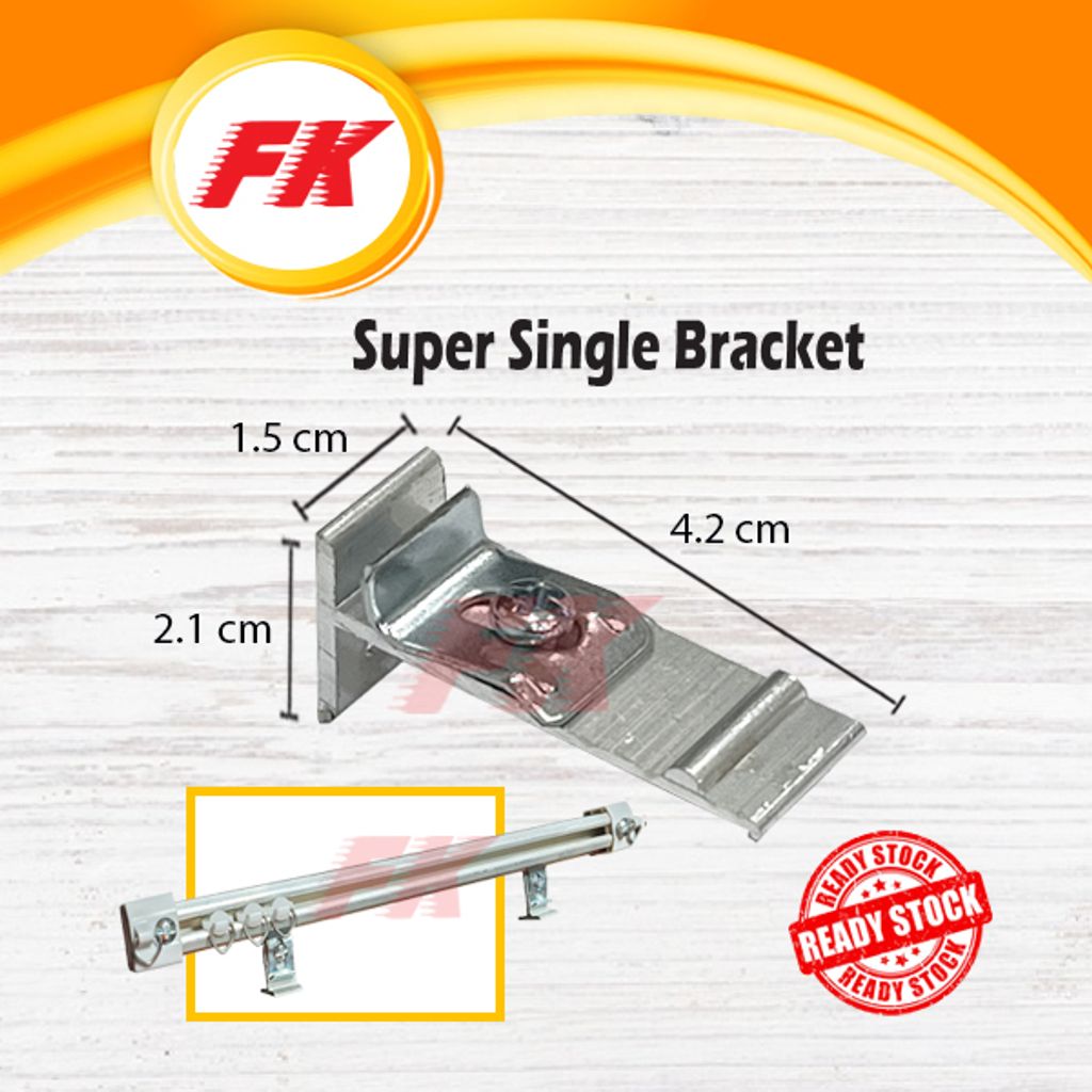 Curtain Track Rail Bracket (Single)