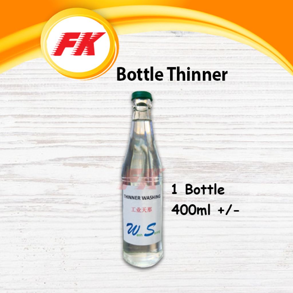 4.1 bottle 400ml Thinner Turpentine_1