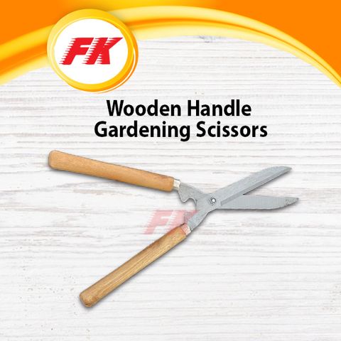 10.1 Wooden Handle Gardening Scissors _2