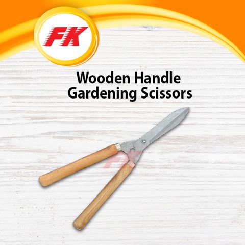 10.1 Wooden Handle Gardening Scissors _1