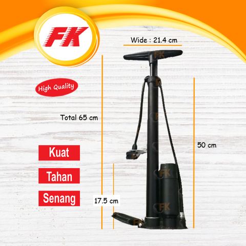 15.1 Bicycle Hand Pump With Meter_2