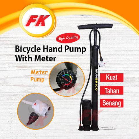 15.1 Bicycle Hand Pump With Meter_1