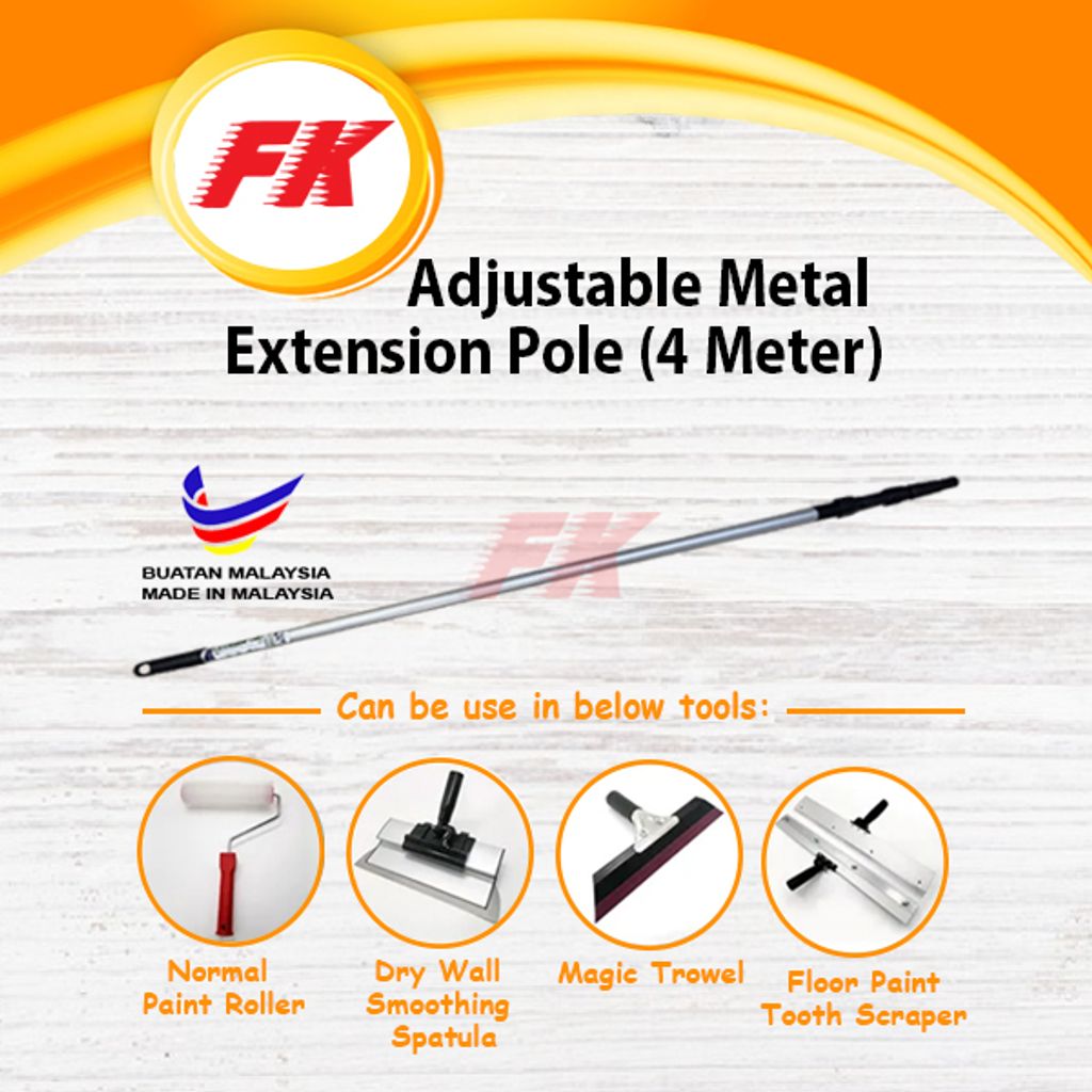 Adjustable Metal Extension Pole (4 Meter)_2