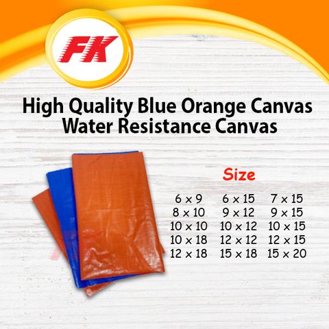 37.1 High Quality Blue Orange Canvas Water Resistance Canvas_2