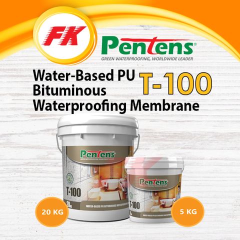 55.1 T-100 Water-Based PU Bituminous Waterproofing Membrane