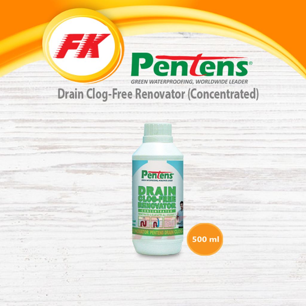 10. PENTENS Drain Clog-Free Renovator (Concentrated)_5@ 500ml