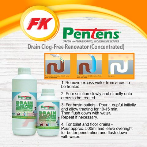 10. PENTENS Drain Clog-Free Renovator (Concentrated)_2