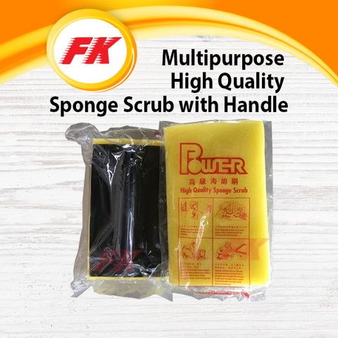 23.1 Multipurpose High Quality Sponge Scrub with Handle_1