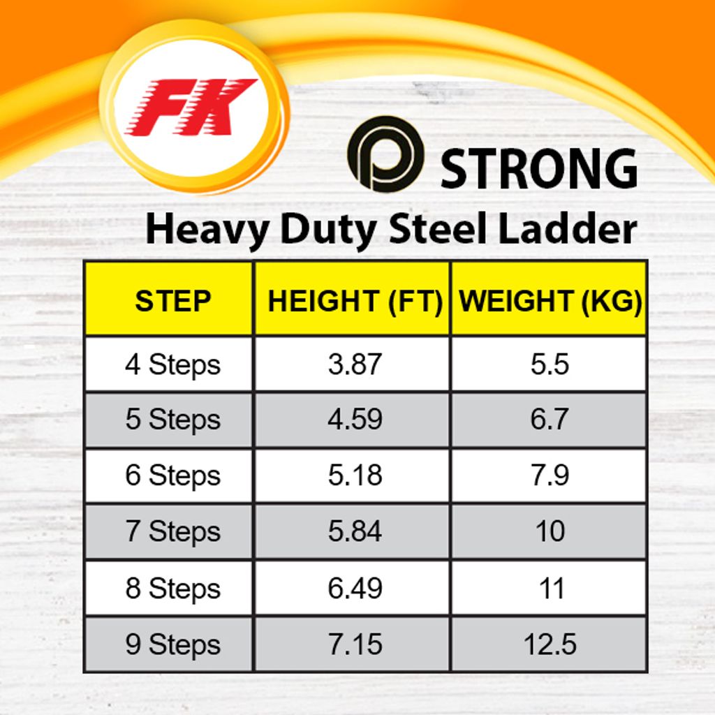 STRONG Heavy Duty Steel Ladder_4