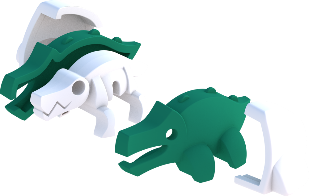 HALFTOYS哈福玩具3D動物寶寶 鱷魚寶寶CROCODILE BABY_1.png