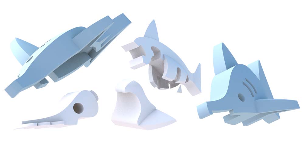 HALFTOYS哈福玩具3D海洋系列 鋸齒鯊 SAW SHARK_1.jpg