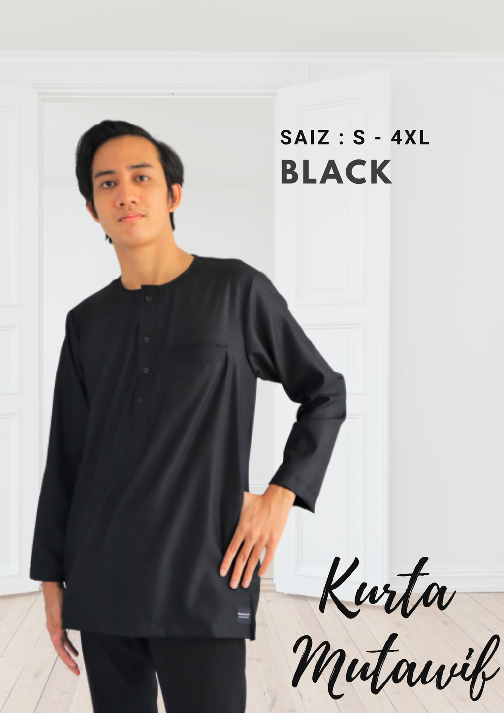 Kurta Mutawif black.png