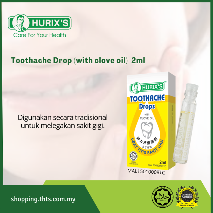 Toothache drop (with clove oil)