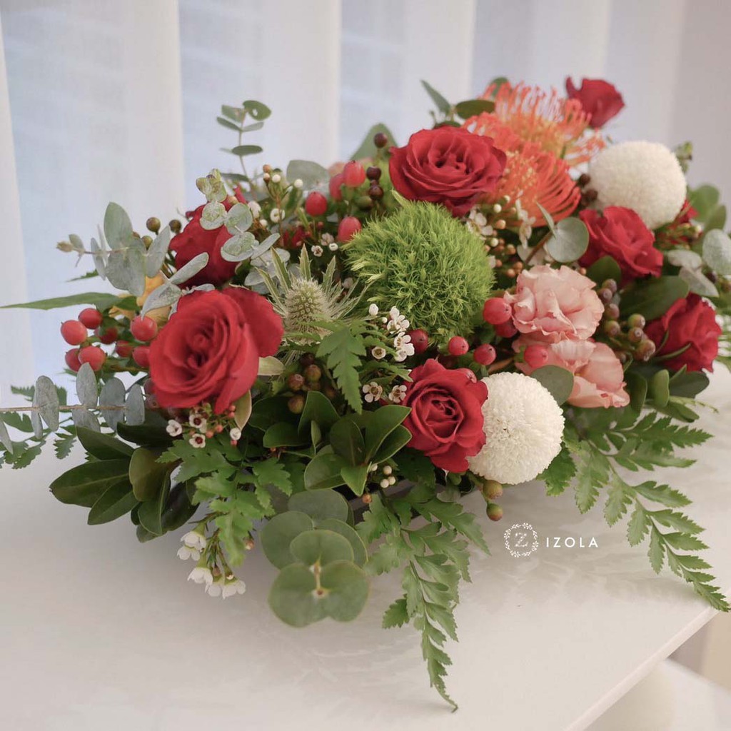 鮮花桌面花藝設計-夏日的點綴 鮮花桌面花藝設計-夏日的點綴