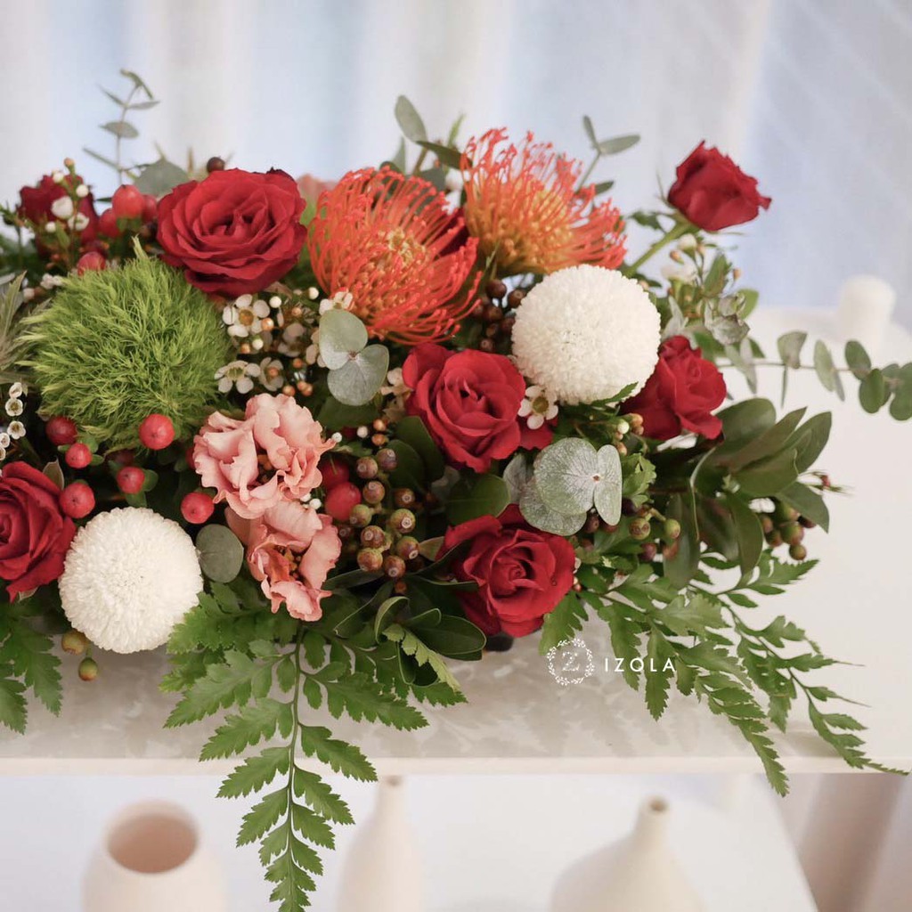 鮮花桌面花藝設計-夏日的點綴 鮮花桌面花藝設計-夏日的點綴