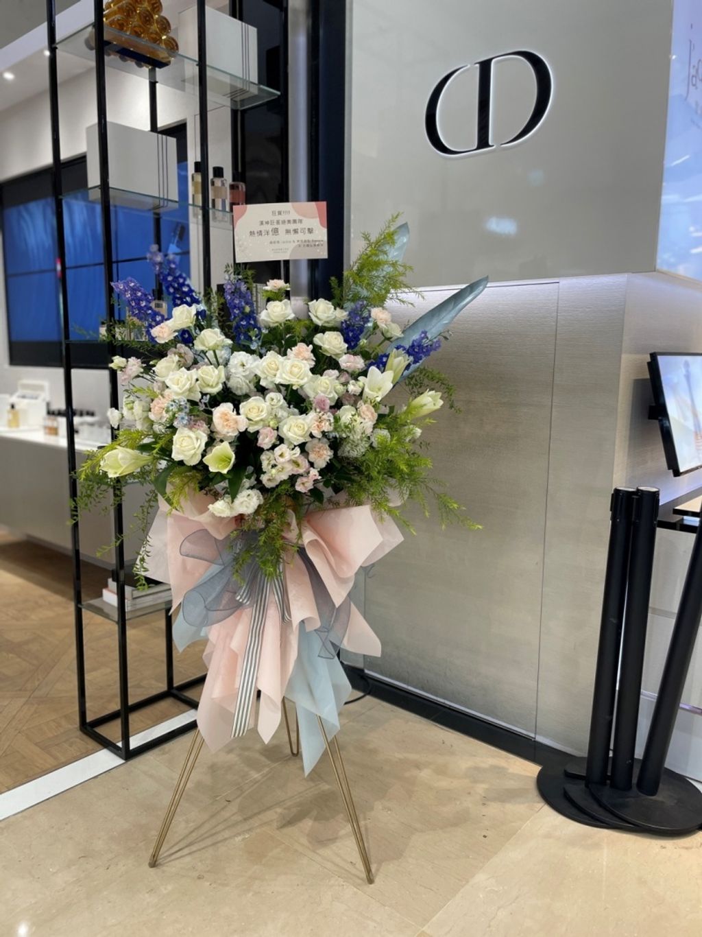 百貨公司精品祝賀高架花籃1