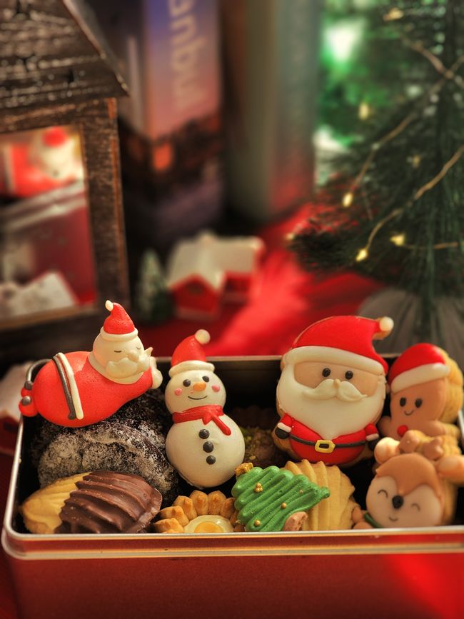 Jojieandjess |  - Christmas assorted cookies /  DIY Christmas House / mini pretzels 