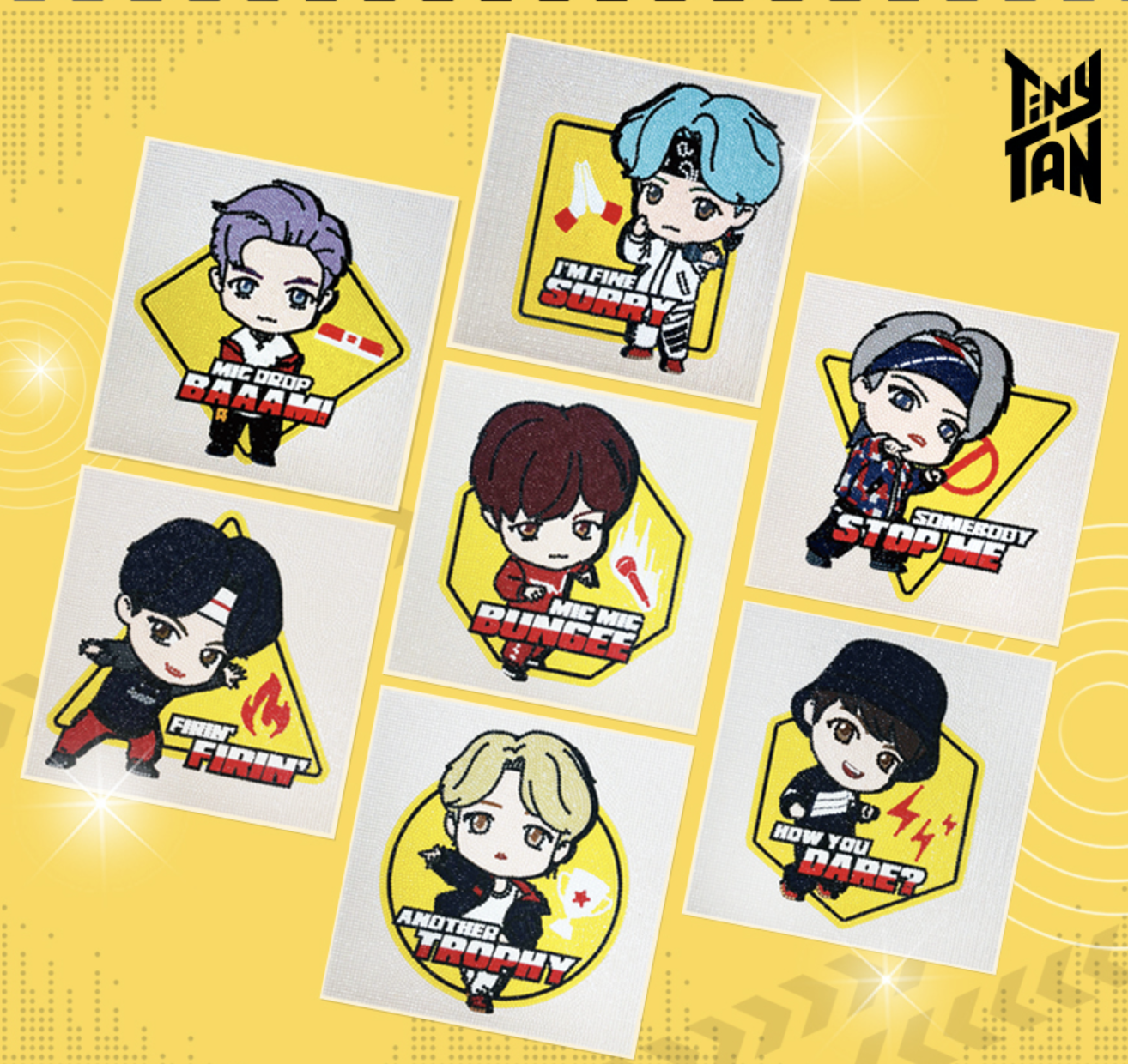 Bts Tiny Tan Cubic Painting Mic Drop Series Kpop2u Unnie