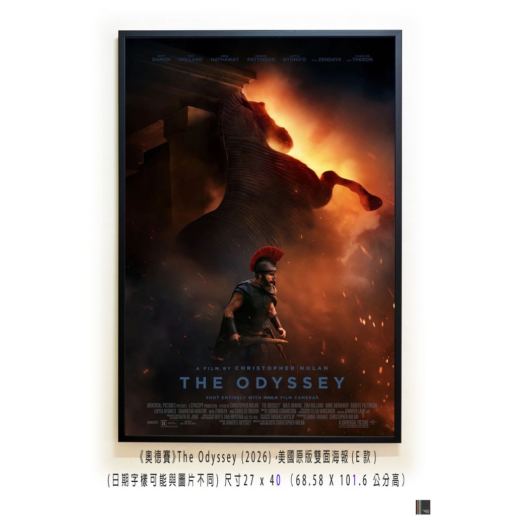 《奧德賽》The Odyssey (2026)，美國原版雙面海報(E款)空