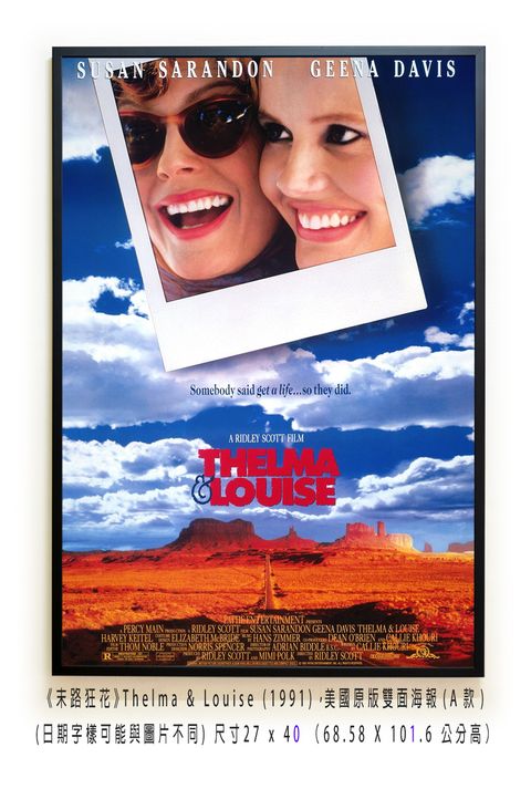 《末路狂花》Thelma & Louise (1991)，美國原版雙面海報(A款)空.jpg