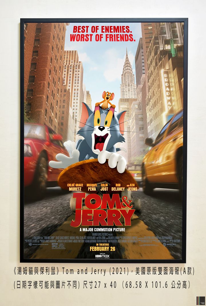 《湯姆貓與傑利鼠》Tom and Jerry (2021)，美國原版雙面海報(A款)空.jpg
