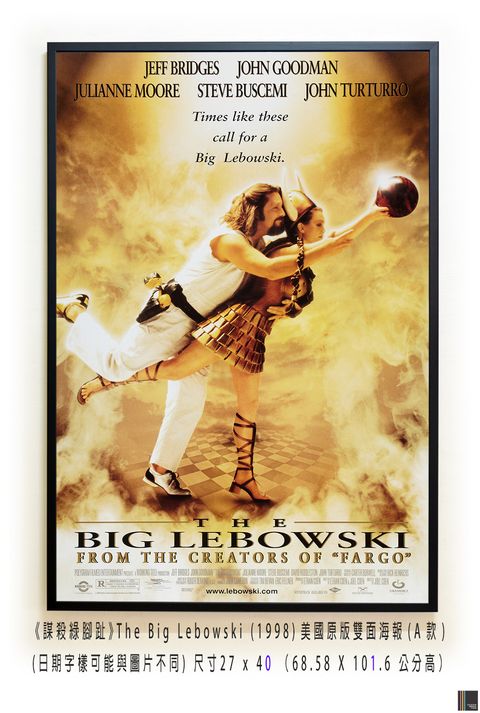 《謀殺綠腳趾》The Big Lebowski (1998)美國原版雙面海報(A款)空.jpg