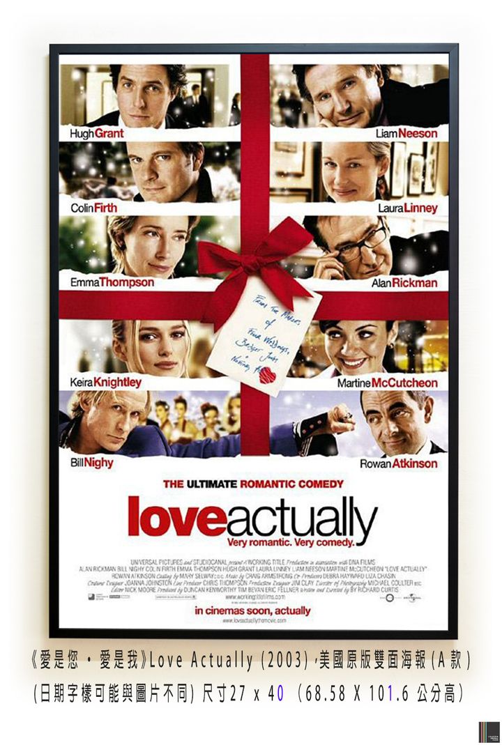 《愛是您·愛是我》Love Actually (2003)，美國原版雙面海報(A款)空.jpg