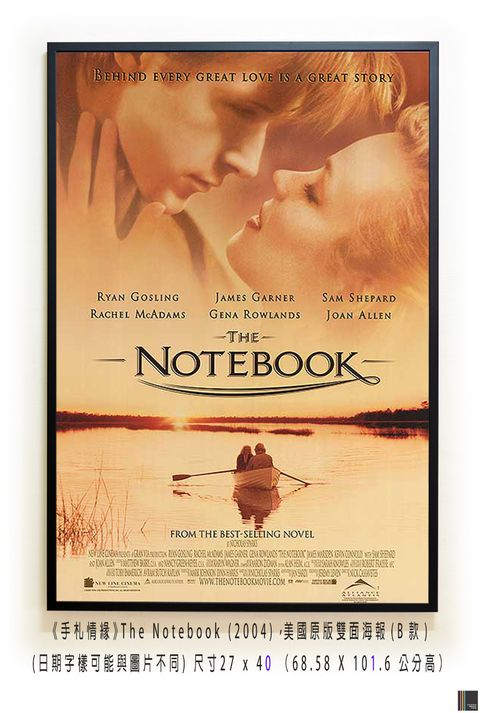 《手札情緣》The Notebook (2004)，美國原版雙面海報(B款)空.jpg