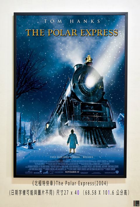 《北極特快車》The Polar Express(2004)，美國原版雙面海報(A款)空.jpg