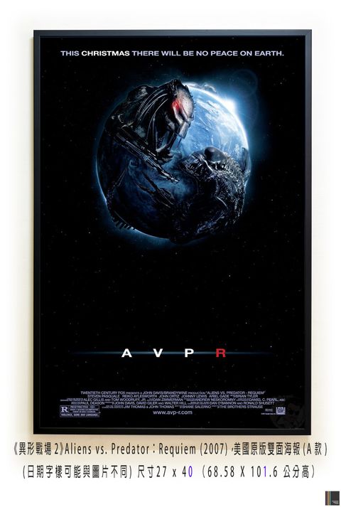 《異形戰場2》Aliens vs. Predator：Requiem (2007)，美國原版雙面海報(A款)空.jpg