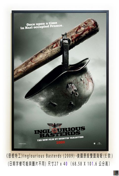 《惡棍特工》Inglourious Basterds (2009)，美國原版雙面海報(E款)空.jpg