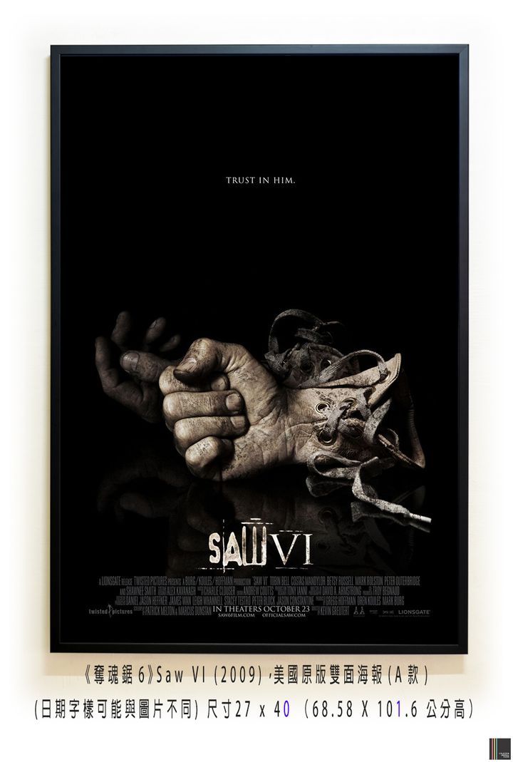 《奪魂鋸6》Saw VI (2009)，美國原版雙面海報(A款)空.jpg