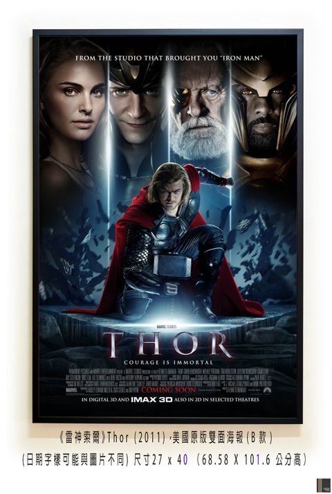 《雷神索爾》Thor (2011)，美國原版雙面海報(B款)空.jpg