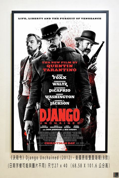 《決殺令》Django Unchained (2012)，美國原版雙面海報(B款)空.jpg