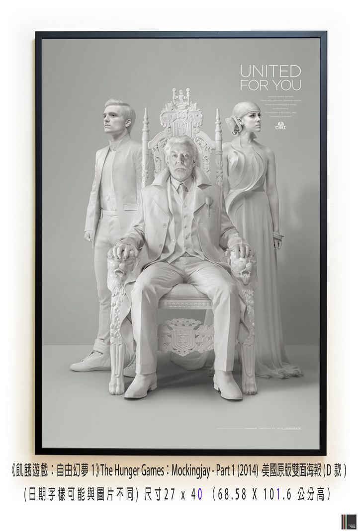 《飢餓遊戲：自由幻夢1》The Hunger Games：Mockingjay - Part 1 (2014)，美國原版雙面海報(D款)空.jpg